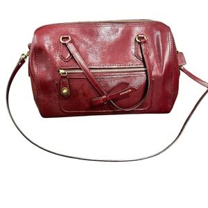 Coach Poppy Crimson Crossbody Bag